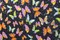 1 Yard Butterflies 4-Way Stretch Sequin Mesh Printed Fabric 36" x 60"